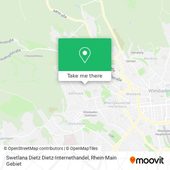 Карта Swetlana Dietz Dietz-Internethandel