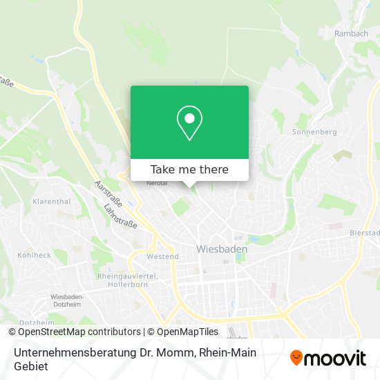 Unternehmensberatung Dr. Momm map