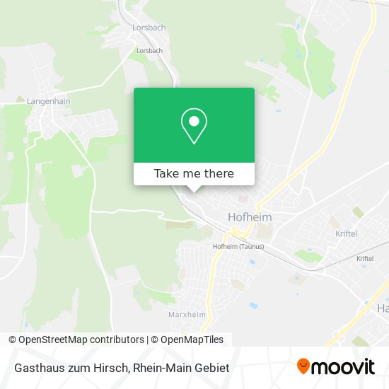 Карта Gasthaus zum Hirsch