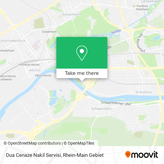 Карта Dua Cenaze Nakil Servisi