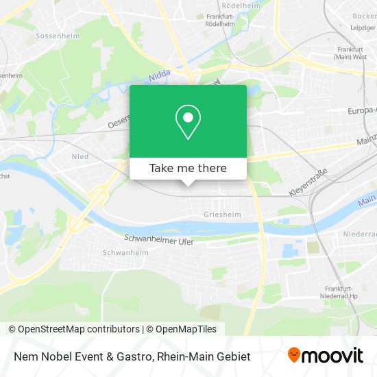 Nem Nobel Event & Gastro map