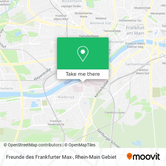 Карта Freunde des Frankfurter Max-