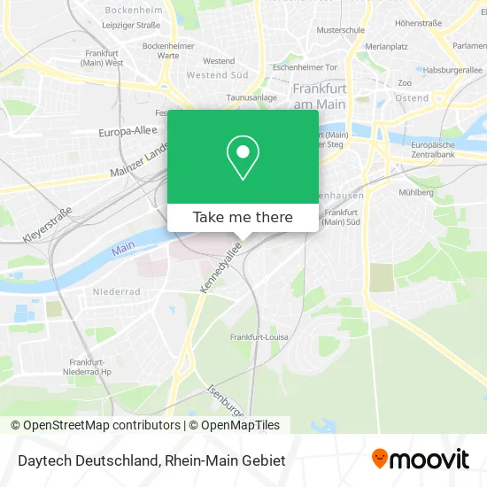 Карта Daytech Deutschland
