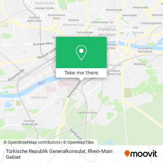 Türkische Republik Generalkonsulat map