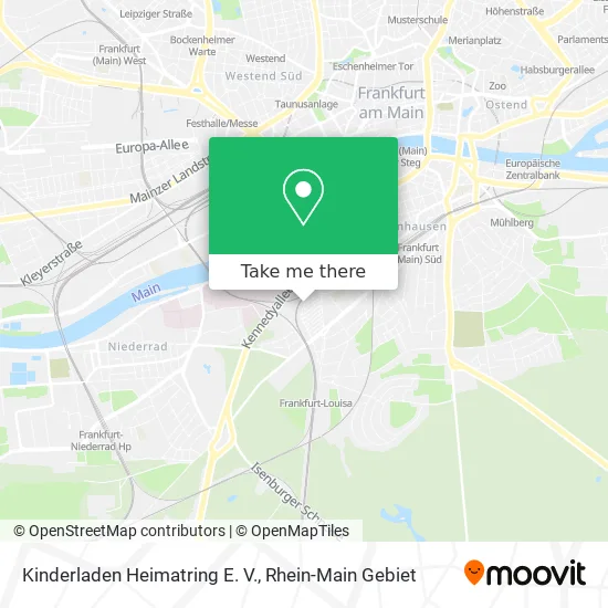 Карта Kinderladen Heimatring E. V.