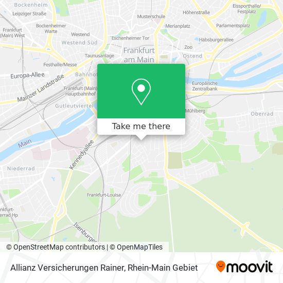 Allianz Versicherungen Rainer map