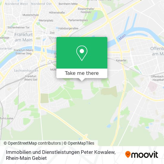 Immobilien und Dienstleistungen Peter Kowalew map