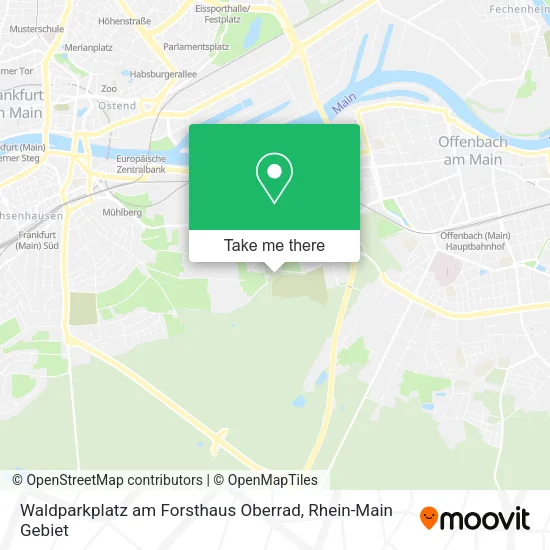 Карта Waldparkplatz am Forsthaus Oberrad