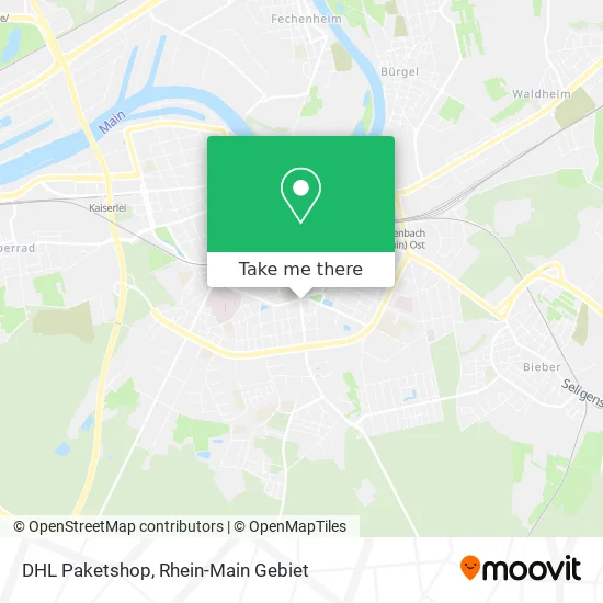 Карта DHL Paketshop