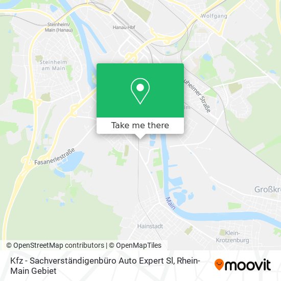 Kfz - Sachverständigenbüro Auto Expert Sl map