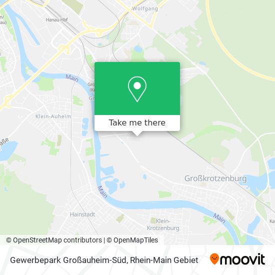 Gewerbepark Großauheim-Süd map