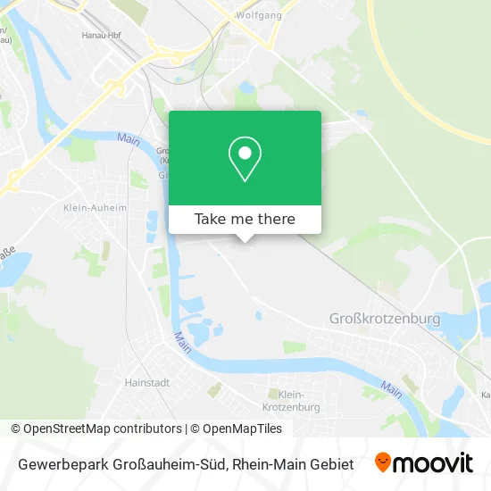 Карта Gewerbepark Großauheim-Süd