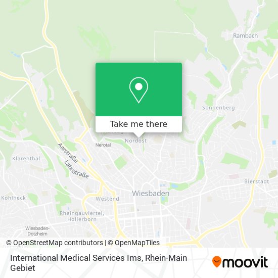 Карта International Medical Services Ims