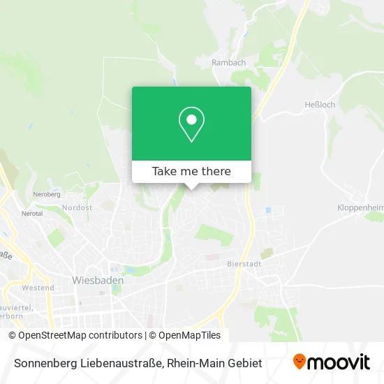 Карта Sonnenberg Liebenaustraße