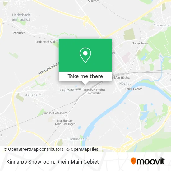 Карта Kinnarps Showroom