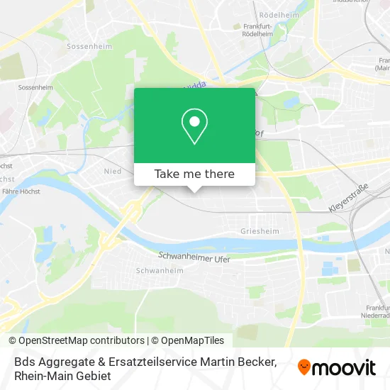 Карта Bds Aggregate & Ersatzteilservice Martin Becker