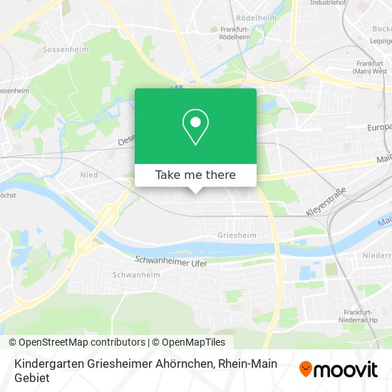 Kindergarten Griesheimer Ahörnchen map