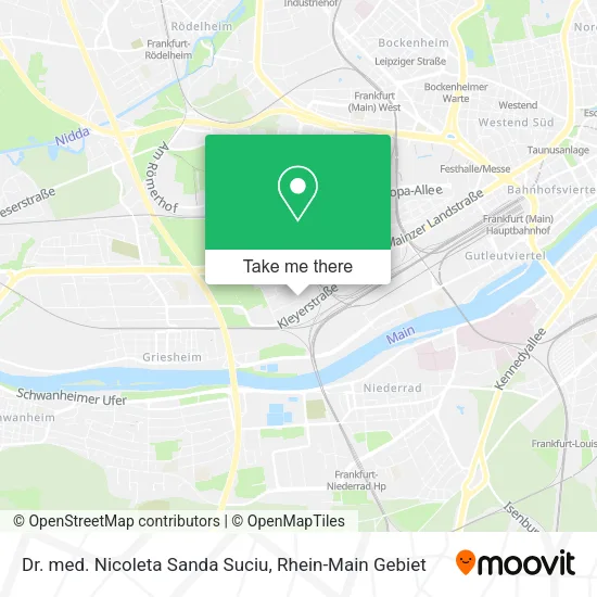 Карта Dr. med. Nicoleta Sanda Suciu