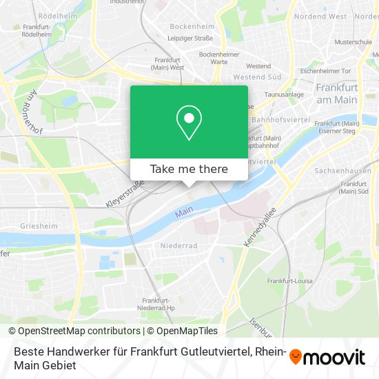 Beste Handwerker für Frankfurt Gutleutviertel map