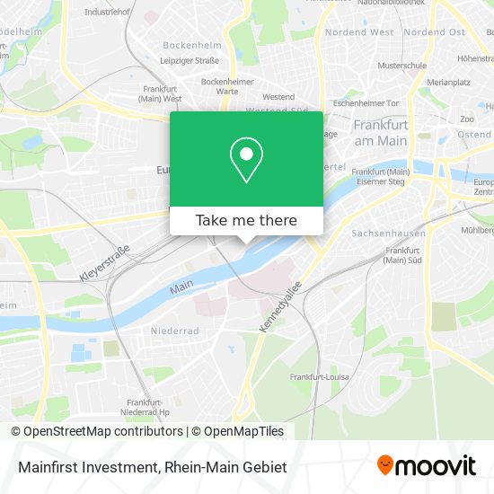 Mainfirst Investment map