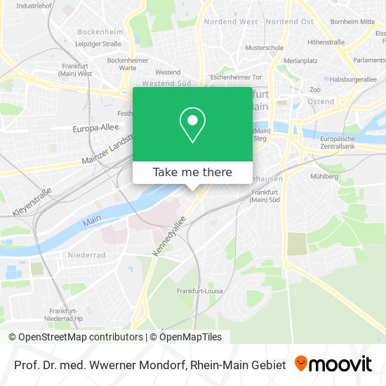 Prof. Dr. med. Wwerner Mondorf map