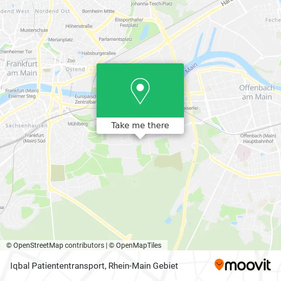 Карта Iqbal Patiententransport