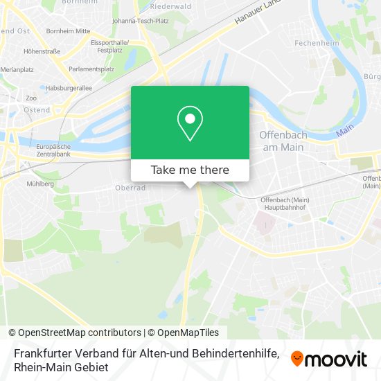 Frankfurter Verband für Alten-und Behindertenhilfe map