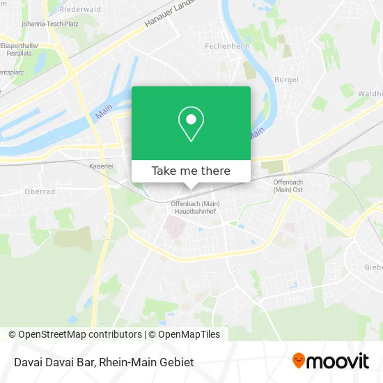 Карта Davai Davai Bar