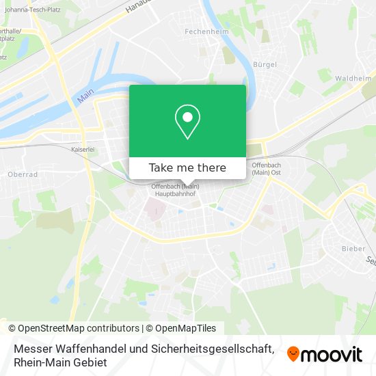 Messer Waffenhandel und Sicherheitsgesellschaft map