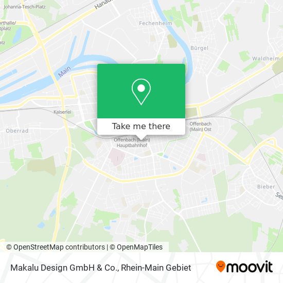 Makalu Design GmbH & Co. map