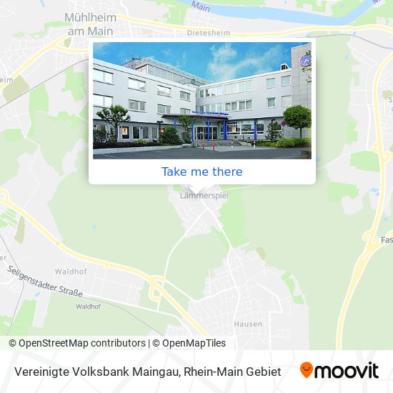 Vereinigte Volksbank Maingau map