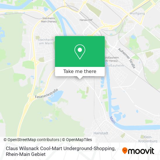 Claus Wilsnack Cool-Mart Underground-Shopping map