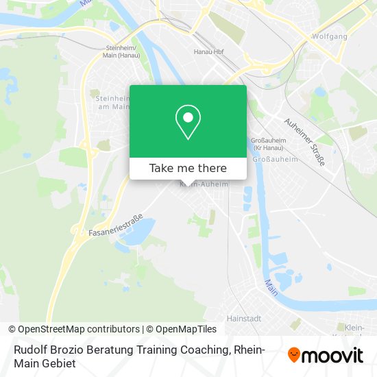 Rudolf Brozio Beratung Training Coaching map