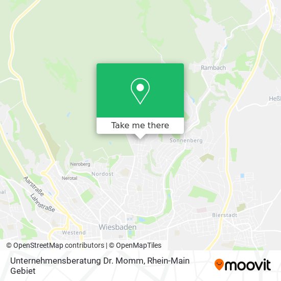 Карта Unternehmensberatung Dr. Momm