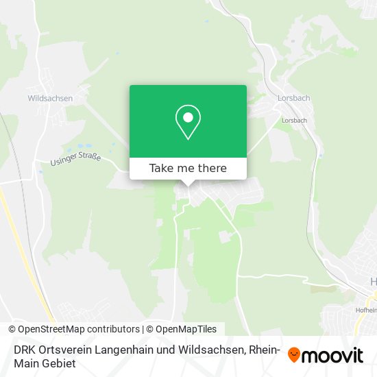 DRK Ortsverein Langenhain und Wildsachsen map