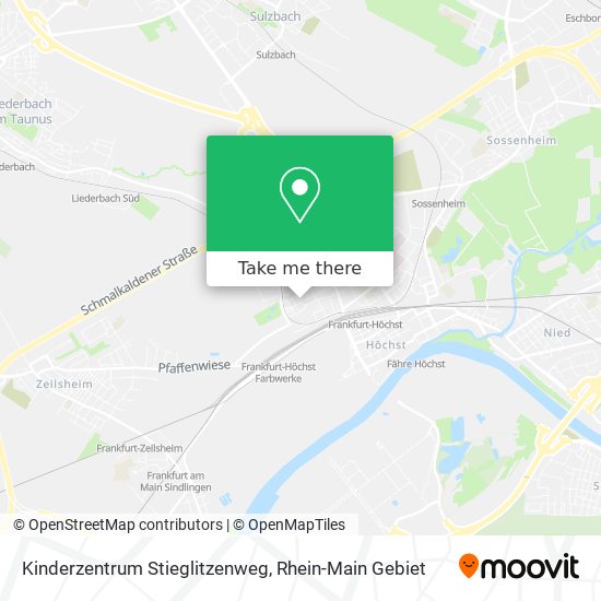 Kinderzentrum Stieglitzenweg map