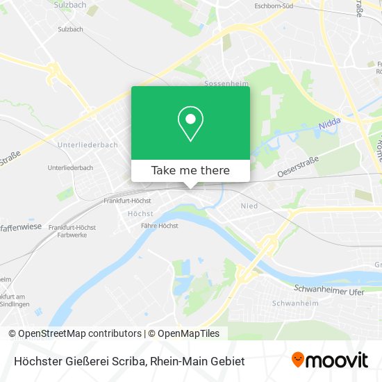 Höchster Gießerei Scriba map