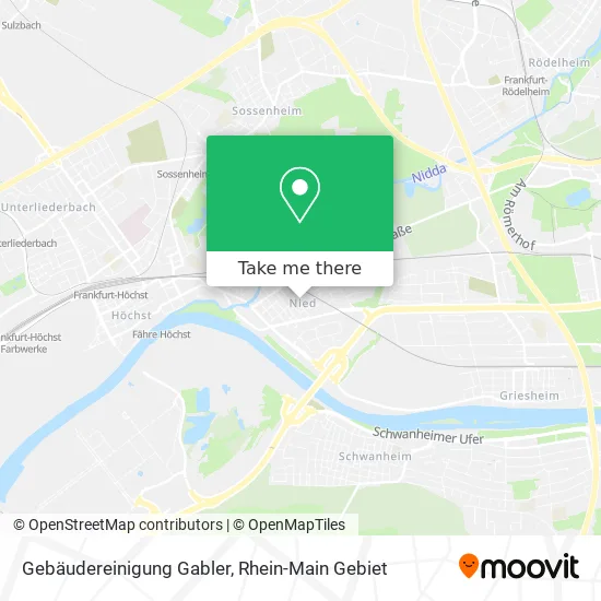 Карта Gebäudereinigung Gabler