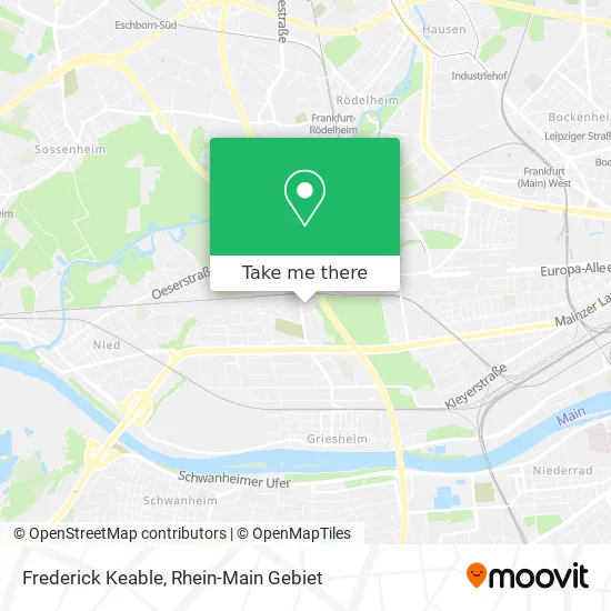 Карта Frederick Keable