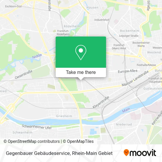 Карта Gegenbauer Gebäudeservice