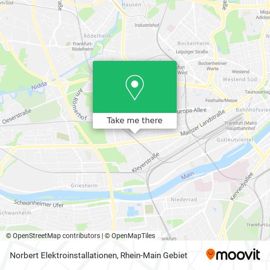 Norbert Elektroinstallationen map