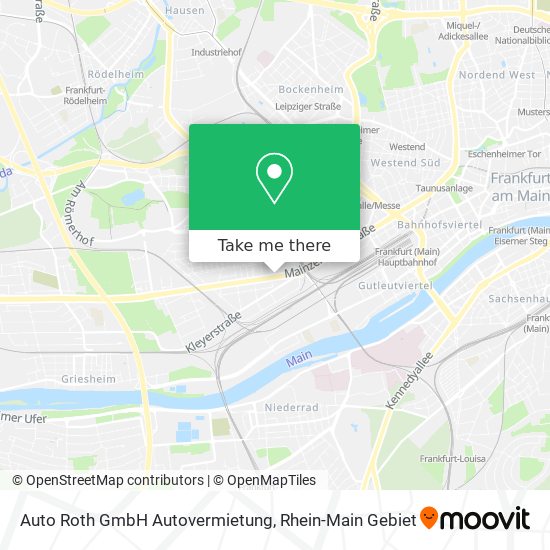 Auto Roth GmbH Autovermietung map