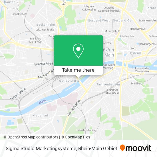 Sigma Studio Marketingsysteme map