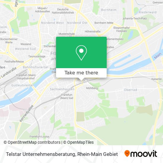 Telstar Unternehmensberatung map