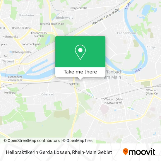 Карта Heilpraktikerin Gerda Lossen