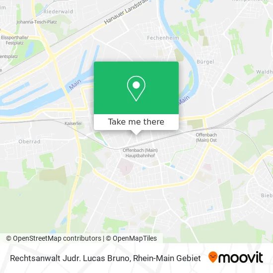 Карта Rechtsanwalt Judr. Lucas Bruno
