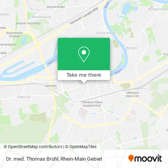 Карта Dr. med. Thomas Brühl