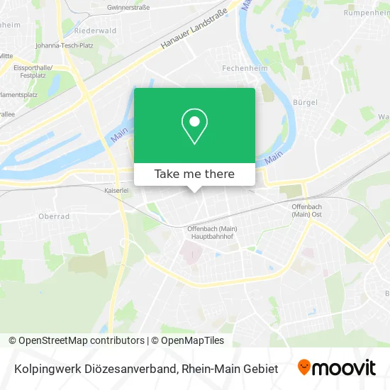Карта Kolpingwerk Diözesanverband