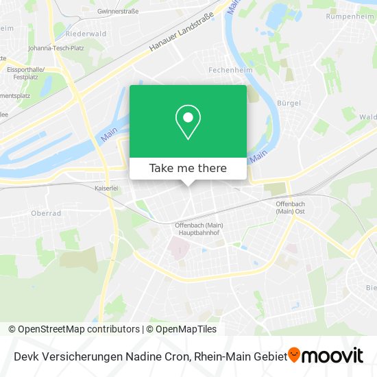 Devk Versicherungen Nadine Cron map