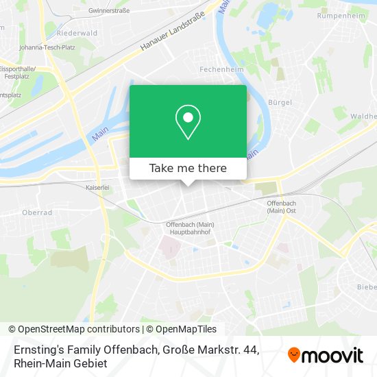 Ernsting's Family Offenbach, Große Markstr. 44 map